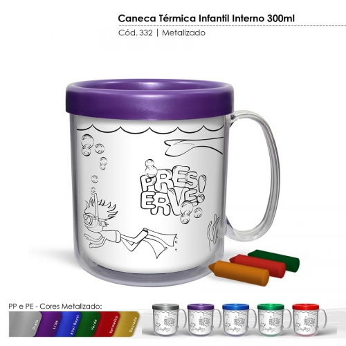 Caneca Térmica Infantil 300mL